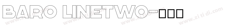 Baro LineTwo字体转换